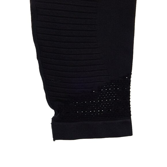 Gymshark Black Cropped Leggings No Size Tag - Picture 2 of 4